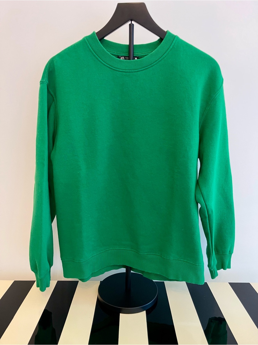 Zara Emerald Green Crewneck Sweatshirt